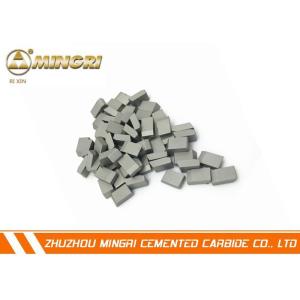 100% Raw Material Tungsten Carbide Saw Tips , Circular Tungsten Carbide Tipped