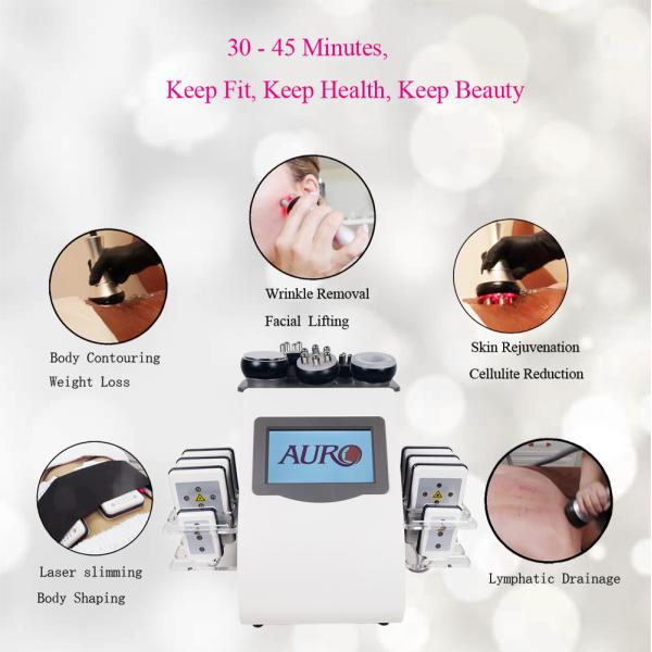 Mini Lipolaser Slimming Machine Multifunctional 40K S Shape Body Sculpting Machine