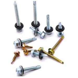 Galvanized Hex Self Drilling Screws Roofing Plating Color Hexagon Self Drilling