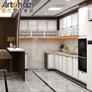 Modern White Lacquer Kitchen Cabinets Made in with Matte Finish and E1 Grade