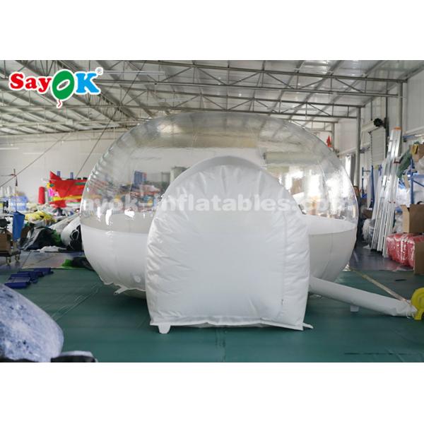 Quality Dome Inflatable Tent Outside White Inflatable Air Tent Transparent For Camping / Traveling wholesale