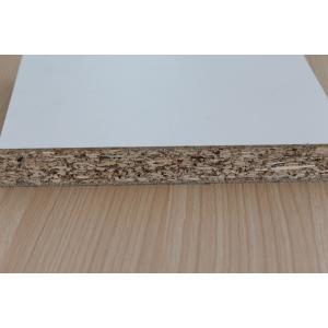 Cheap Indoor White Laminated Particle Board With Surface Finish Customized Thickness for sale