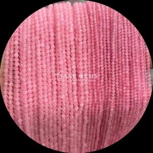 Round Shape Multi-color Gemstone Beads Natural Crystal Healing Rose Quartz,