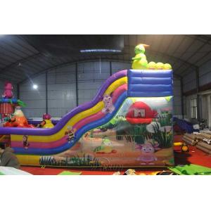Luntik And His Friends Inflatable Toddler Playground / Amusement Park With Slide