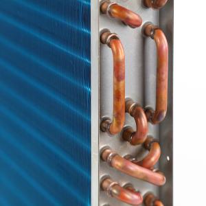 Custom Dehumidifier Evaporator Coil Copper Galvanized Plate