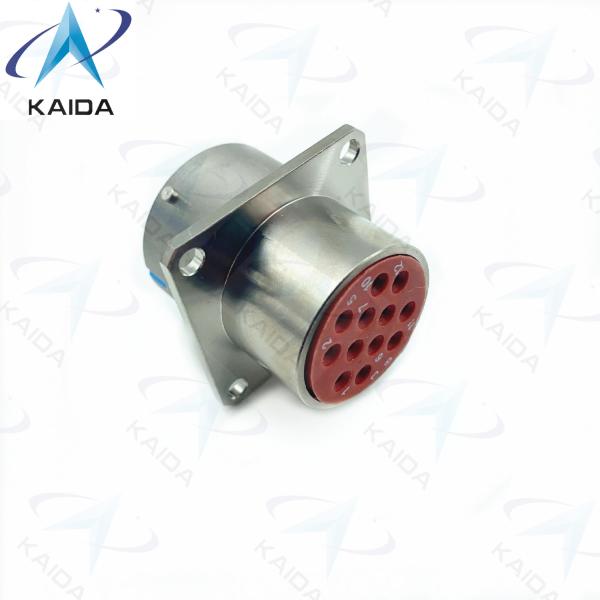 Harsh Environments XC24F12K1D1 Electroless Nickel Connector Shell with 12