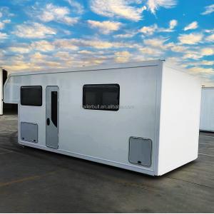 DIY Camper Trucks 20ft RV Trailer Alcove Truckbody with Gooseneck for Windows 5x