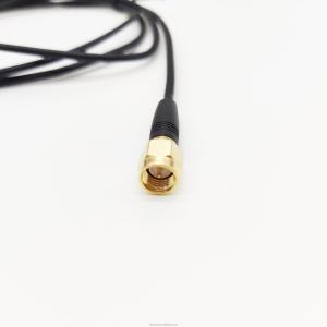 30cm ECG Medical Cables 2 Lead 4.0mm Electrode Snaps To RP SMA Female Right