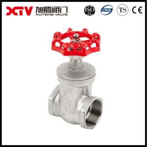 Household Usage Stainless Steel Thread Hand Wheel Butterfly Valve with US