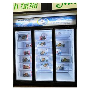 Supermarket/Store Single Defogging Glass Door Storage Freezer Display Freezer