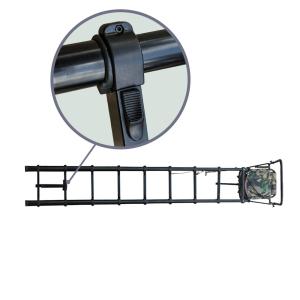 Folding Telescopic Aluminum Ladders 2600mm Extension Hunting Tree Stand