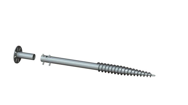Quality Q235B HDG Adjustable Ground Mount Solar Rack Screw Panel Structure wholesale