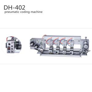 320W Automatic Coding Machine Pnuematic Bag Coding Machine 80 Times/Min