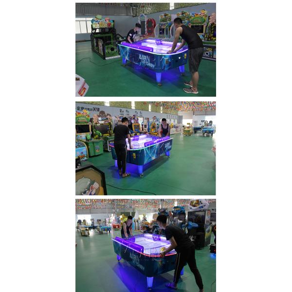 Indoor Arcade Amusement Game Machines / Air Hockey Table For Kids