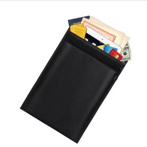 28x38cm Large Fireproof File Bag Valuables Waterproof Pouch Customized