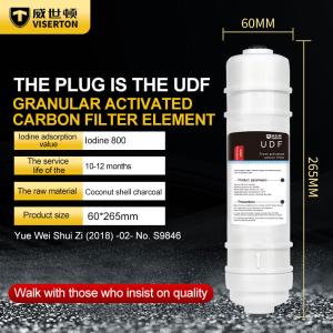 Pre Carbon Pure Water Purifier Accessories 20% UDF Carbon Filter Cartridge