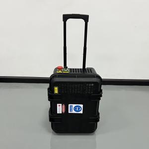 China 200W Luggage Pulse Laser Cleaning Machine Portable Metal Laser Rust Removal Machine Pulse Laser Cleaning Machine on sale