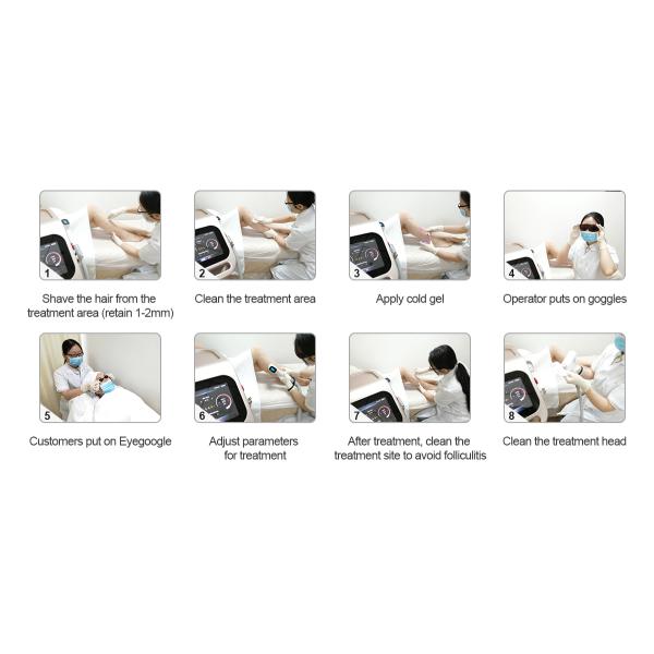 Vertical Triple Wavelength Diode Laser Hair Removal System