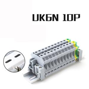 China UK6N UK Series DIN Rail Screw Clamp Terminal Blocks on sale