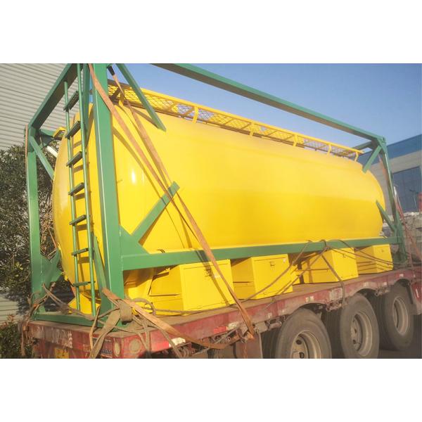 Quality Yellow 52 CBM 40ft Tank Container Transport T1 ISO For Wine wholesale