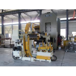 Double Head Material Frame Decoiler And Straightener Servo Feeder Automation