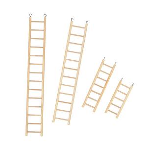 Cheap 12 rungs basic wooden bird ladders,for medium parrots,22 inches for sale