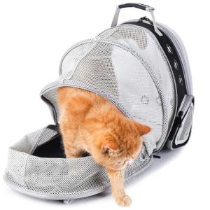 Expandable Cat Capsule Backpack Transparent Dog Bubble Backpack