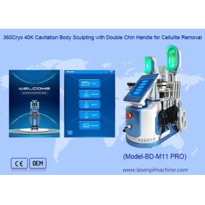 Cheap 360 Cryo 40K Cavitation Body Sculpting With Double Chin Handle For Cellulite Removal for sale