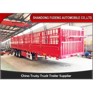 Customized 40ft flatbed drop side wall semi trailer for sale in Africa