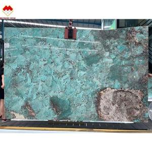 China Indoor Portomare Quartzite Bright Amazon Green Marble Slabs Multicolor Verde Guatemala on sale