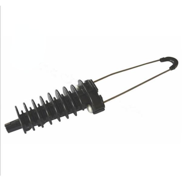 Plastic Tension Conical Wedge Clamp Composed Of Opened Thermopastic Body