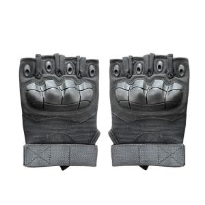 China Half-Finger Style Hard Knuckle Gloves for Running and Mountaineering without Logos on sale