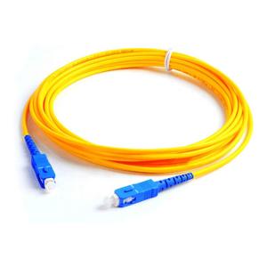 15M Single Mode Fiber Patch Cord / Ftth Patch Cord ISO9001 Certification