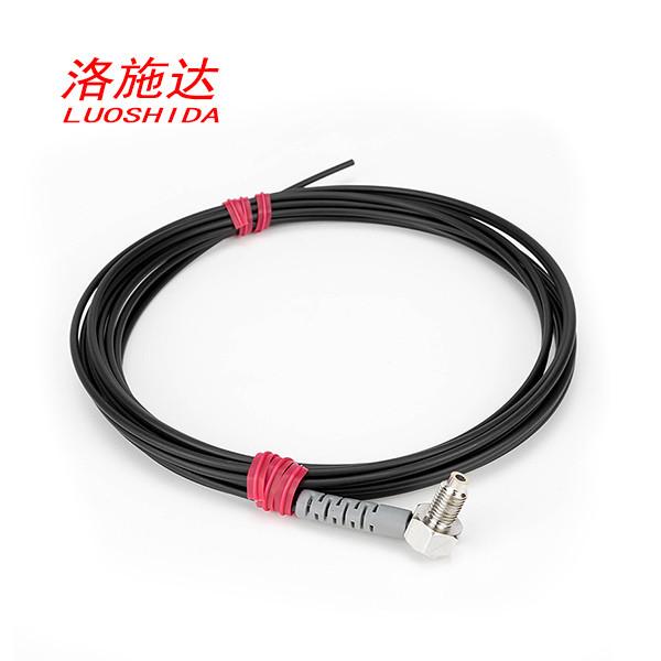 M6 Fiber Sensor Amplifier Elbow 90 Degree Diffuse Fiber Optical Sensor Switch