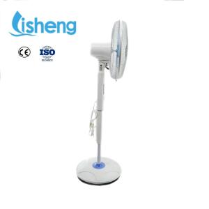 High Efficiency 12V BLDC Rechargeable Solar Fan With Remote Control And Adapter