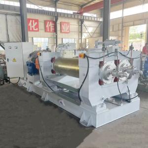Friction Ratio of Front Roll 1 1.27m/min Rubber Mixing Mill for Consistent