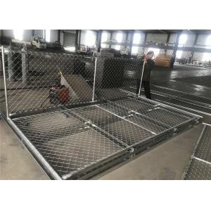 Temporary Chain Link Fence Panels 6'Height X 14' Width 35mm wall thickness 1.5mm