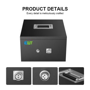 OEM / ODM Smart 24V Lithium Iron Phosphate Battery 96Ah 18650 Anode Material