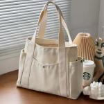 Canvas bag Tote going out canvas all-in-one work high appearance level commute