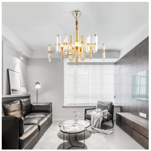 Quality LED Pendant Lighting Luxury Crystal Chandelier 600 X 370mm 800 X 450mm wholesale