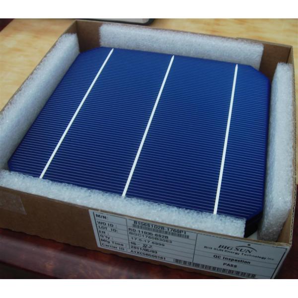 Hot sale stocked 6inch good quality high efficiency mono-crystalline silicon