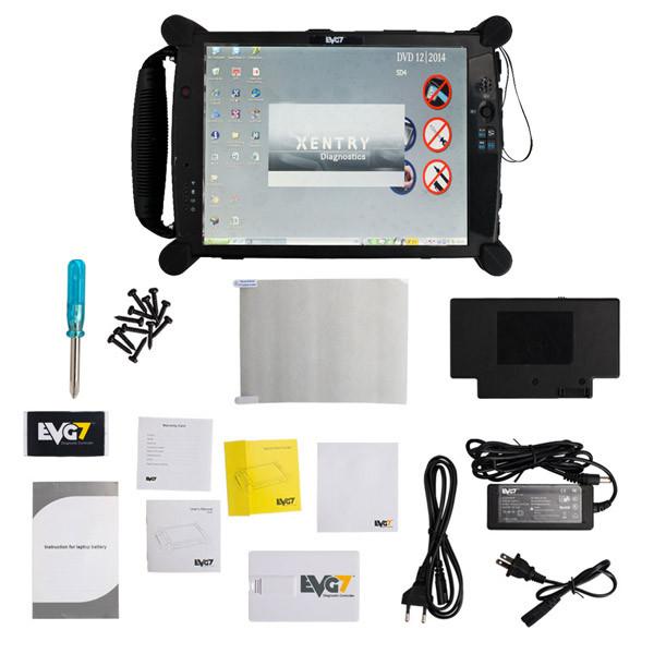 Quality EVG7 DL46 Vehicle Diagnostic Tools HDD500GB/DDR2GB Diagnostic Controller Tablet PC wholesale