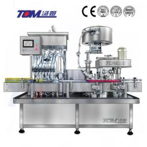 Automatic Monoblock Filler Capper Machine Linear Rotary Filling And Capping