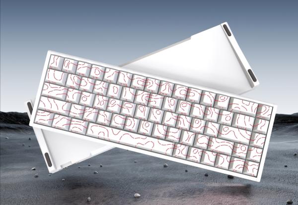 Full Size Magnetic Axis Keyboard with OEM Keycap Profile, RGB Backlighting, and