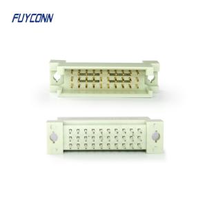 Right Angle PCB DIN41612 Connector 3 Rows Male Euro Card Connector