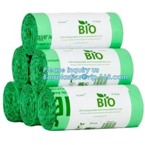 China Biodegradable and Compostable T-shit bags on roll custom bags Eco-friendly for wholesale, EN13432 certified compostable on sale