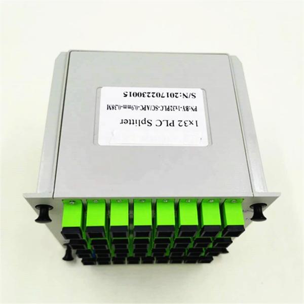 SC APC PLC 1X 32 1x16 single mode splitter fiber optical box 8 way FTTH PLC
