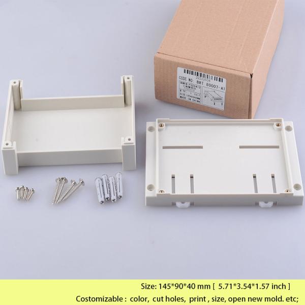 PLC Din Rail Enclosure For Electronic Diy Switch Box Cable Junction Box 145*90