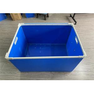 Collapsible Plastic Corrugated Foldable Boxes 5mm Thickness