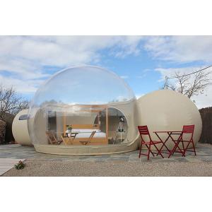 Customized Outdoor Camping Clear Transparent Inflatable Bubble Tent With Tunnel